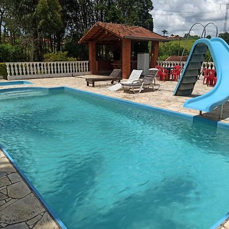 Chacara Em Ibiuna Sao Roque A 70Km De Sp Com Piscina E Wi-Fi Vila Exterior foto